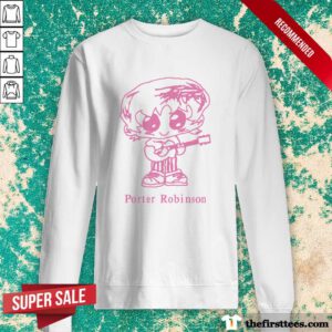 Porter Robinson Playing Guitar Chibi sweater