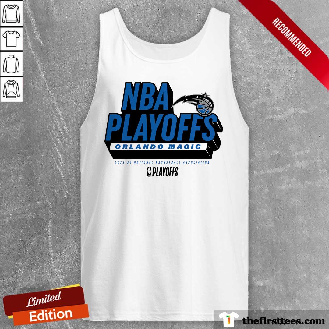 Orlando Magic 2024 NBA Playoffs Defensive Stance Tank-top