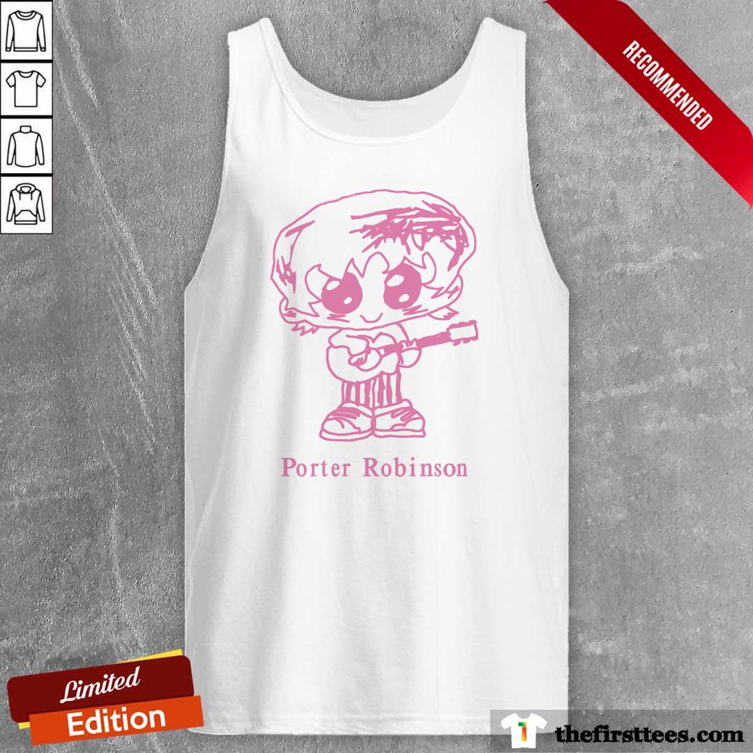Porter Robinson Playing Guitar Chibi tank-top