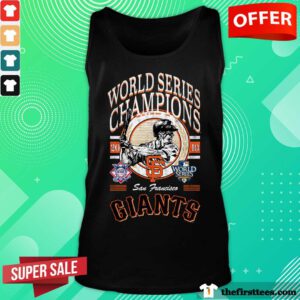 San Francisco Giants World Series Champions Black Tank-top