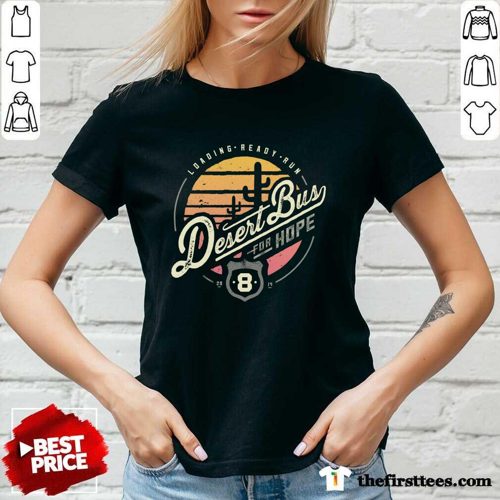 Loading Ready Run Desert Bus For Hope 2014 v-neck
