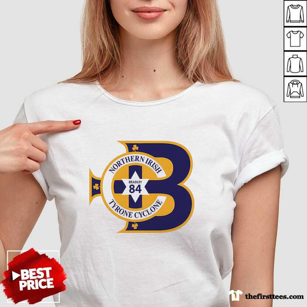 Northern Irish Tyrone Cyclone Bradley 84 v-neck