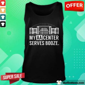 Official My AA Center Serves Booze Tank-top