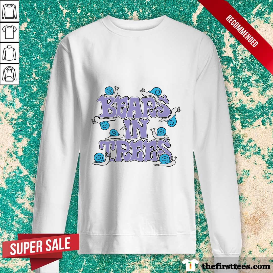 Premium Snail Bears In Trees Sweater