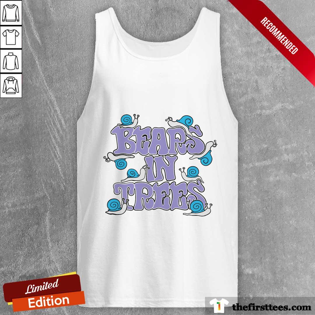 Premium Snail Bears In Trees Tank-top