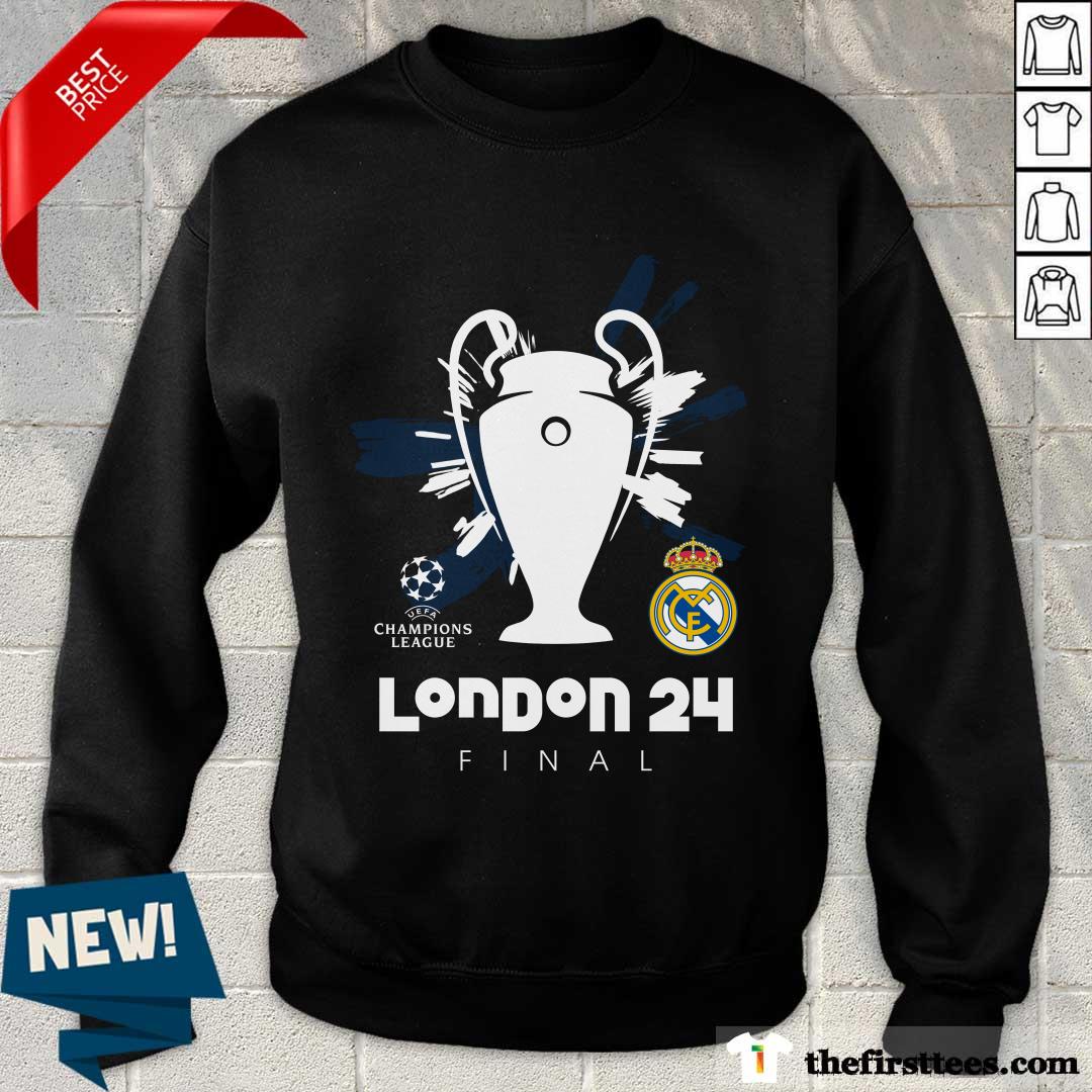 Real Madrid UCL Final London 24 Navy Sweater