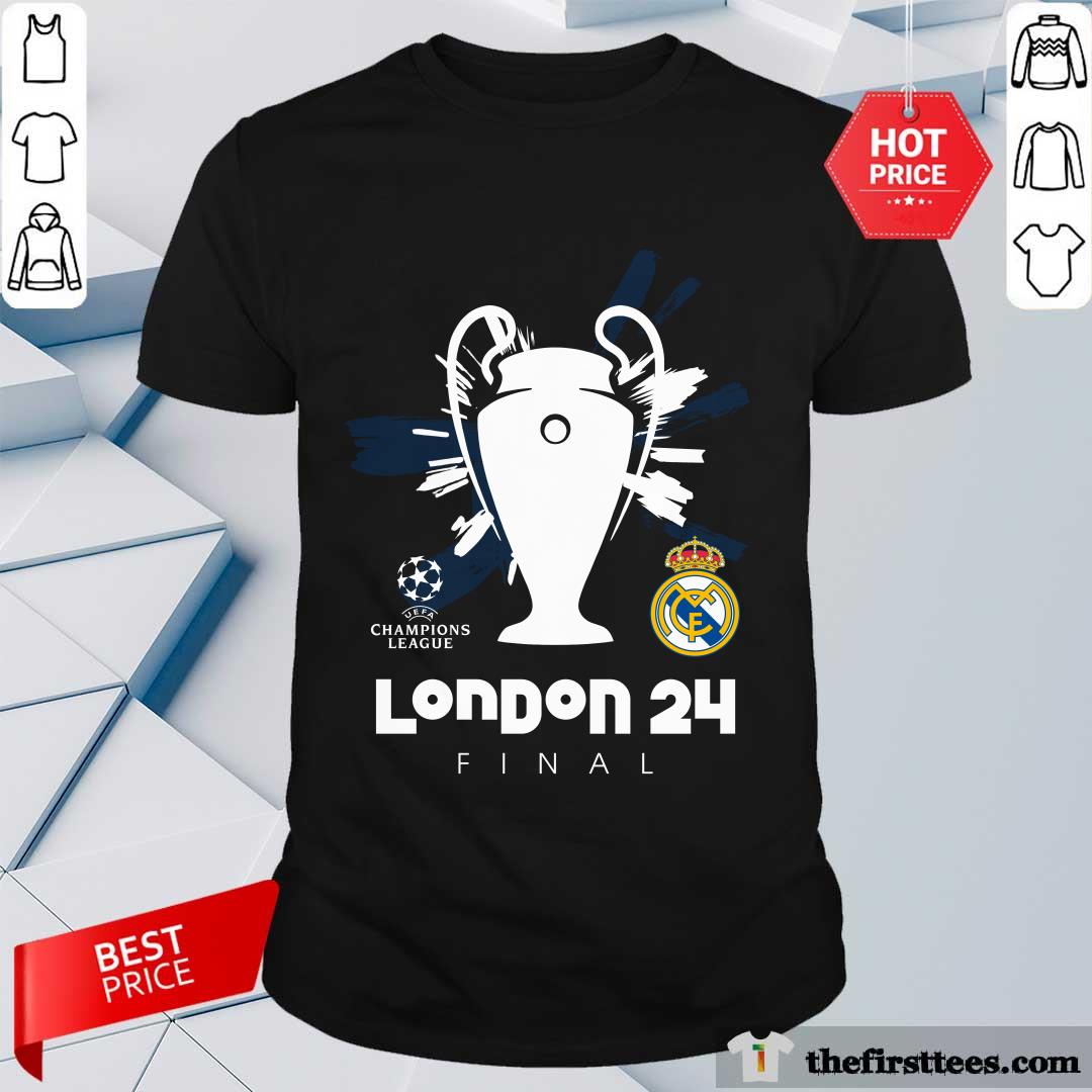 Real Madrid UCL Final London 24 Navy T-shirt