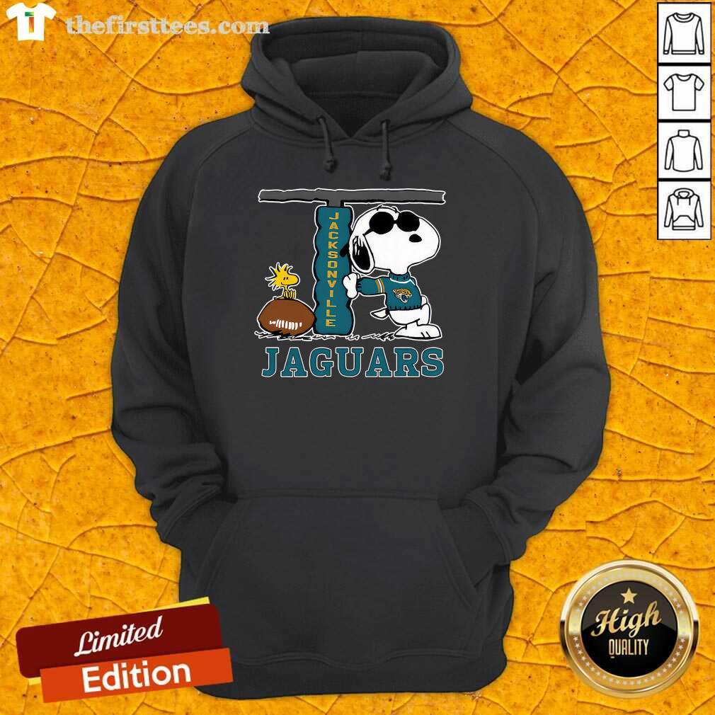 Snoopy Joe Cool And Woodstock The Jacksonville Jaguars Hoodie