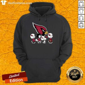 The Peanuts Snoopy And Friends Cheer For The Arizona Cardinals NFL Hoodie