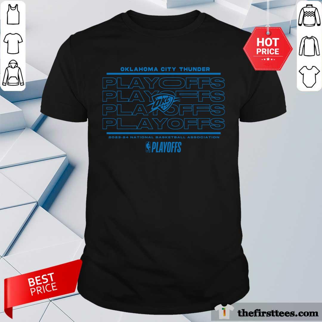 Oklahoma City Thunder 2024 NBA Playoffs Fast Break Opportunity T-Shirt