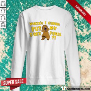 Nuclear Bubble Wrap T-rex Sweater