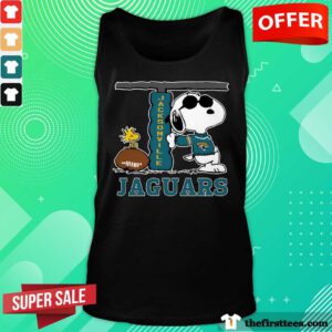 Snoopy Joe Cool And Woodstock The Jacksonville Jaguars Tank-top