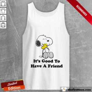 Snoopy It Good To Have A Friends Tank-top