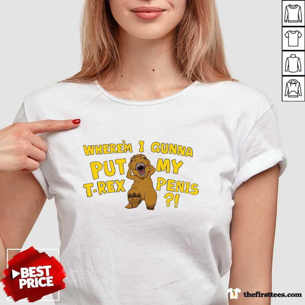 Nuclear Bubble Wrap T-rex V-neck