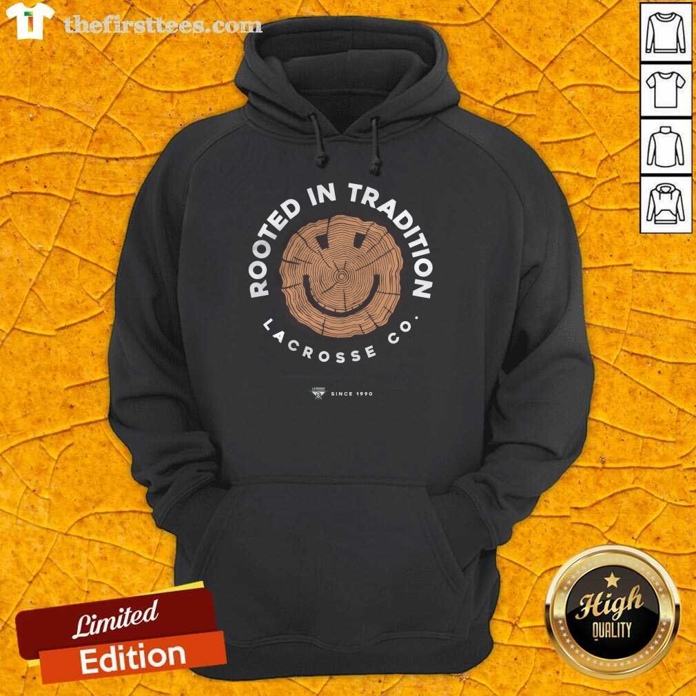Good Rooted In Tradition Lacrosse Tree Rings Hoodie