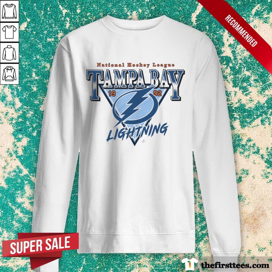 Pretty National Hockey League Tampa Bay Lightning 1992 Sweater