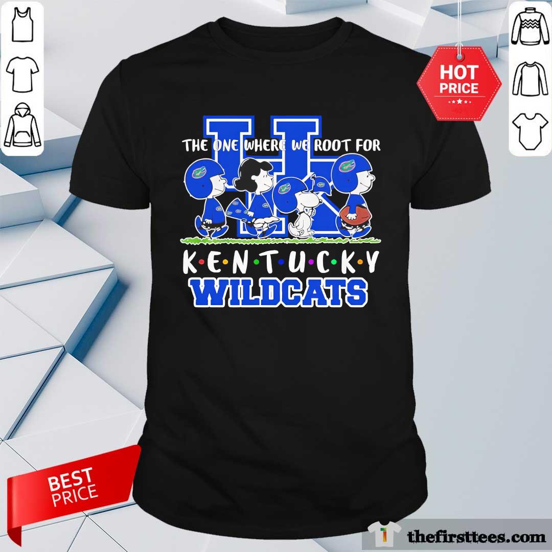 Pretty Snoopy Peanuts We Root For Kentucky Wildcat T-Shirt