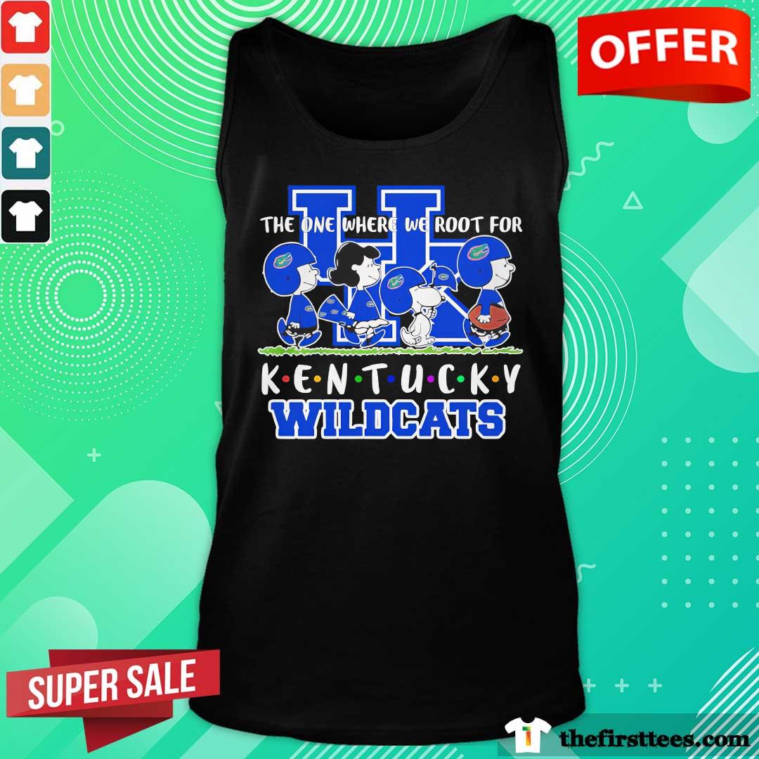 Pretty Snoopy Peanuts We Root For Kentucky Wildcat Tank-top