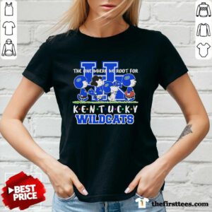 Pretty Snoopy Peanuts We Root For Kentucky Wildcat V-neck