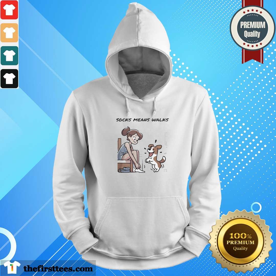 Awesome Socks Means Walks Hoodie