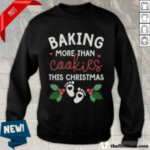 Pretty Pregnancy Baker Baking More Than Cookies This Christmas Sweater