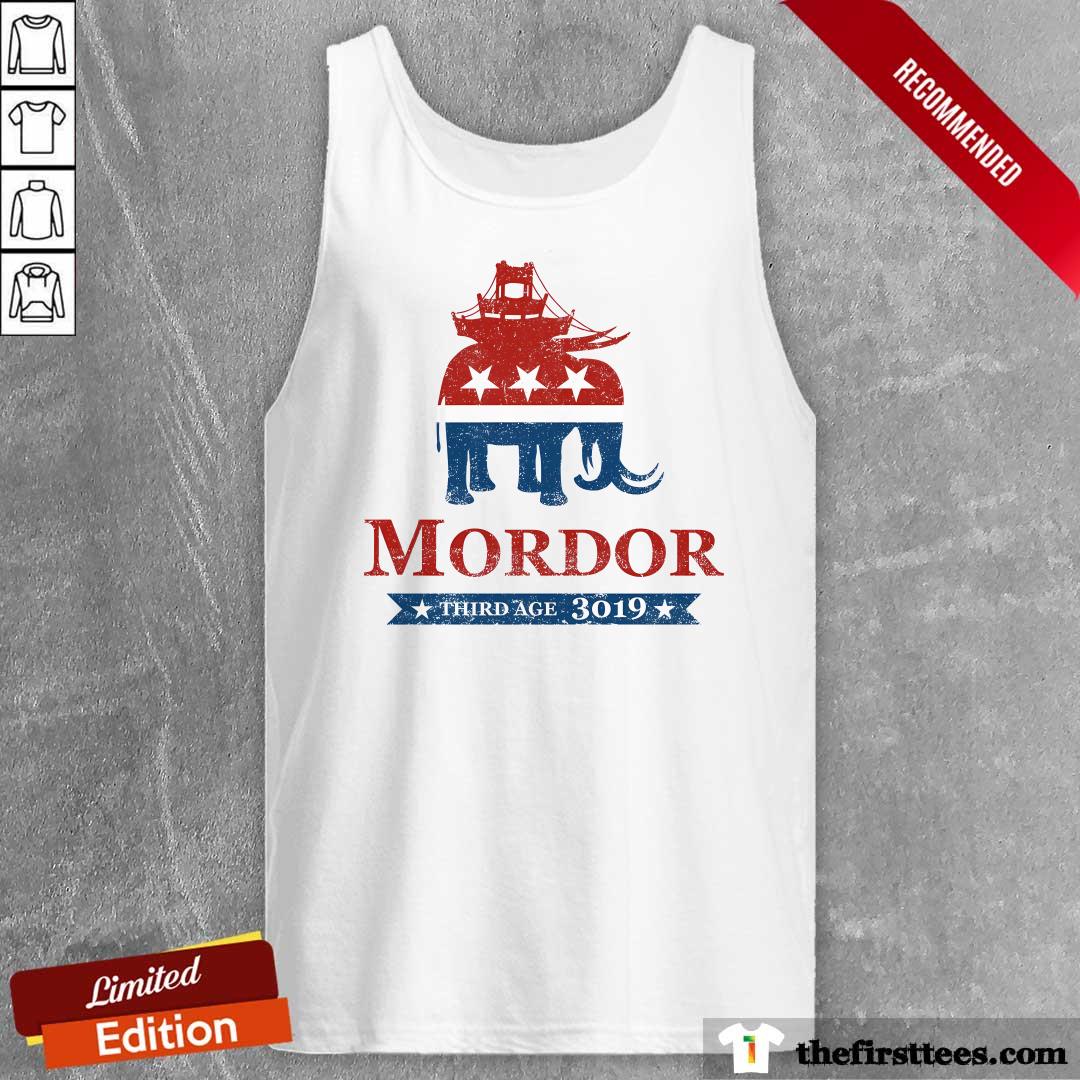 Hot Mordor Third Age 3019 Fantasy Elections Tank-top
