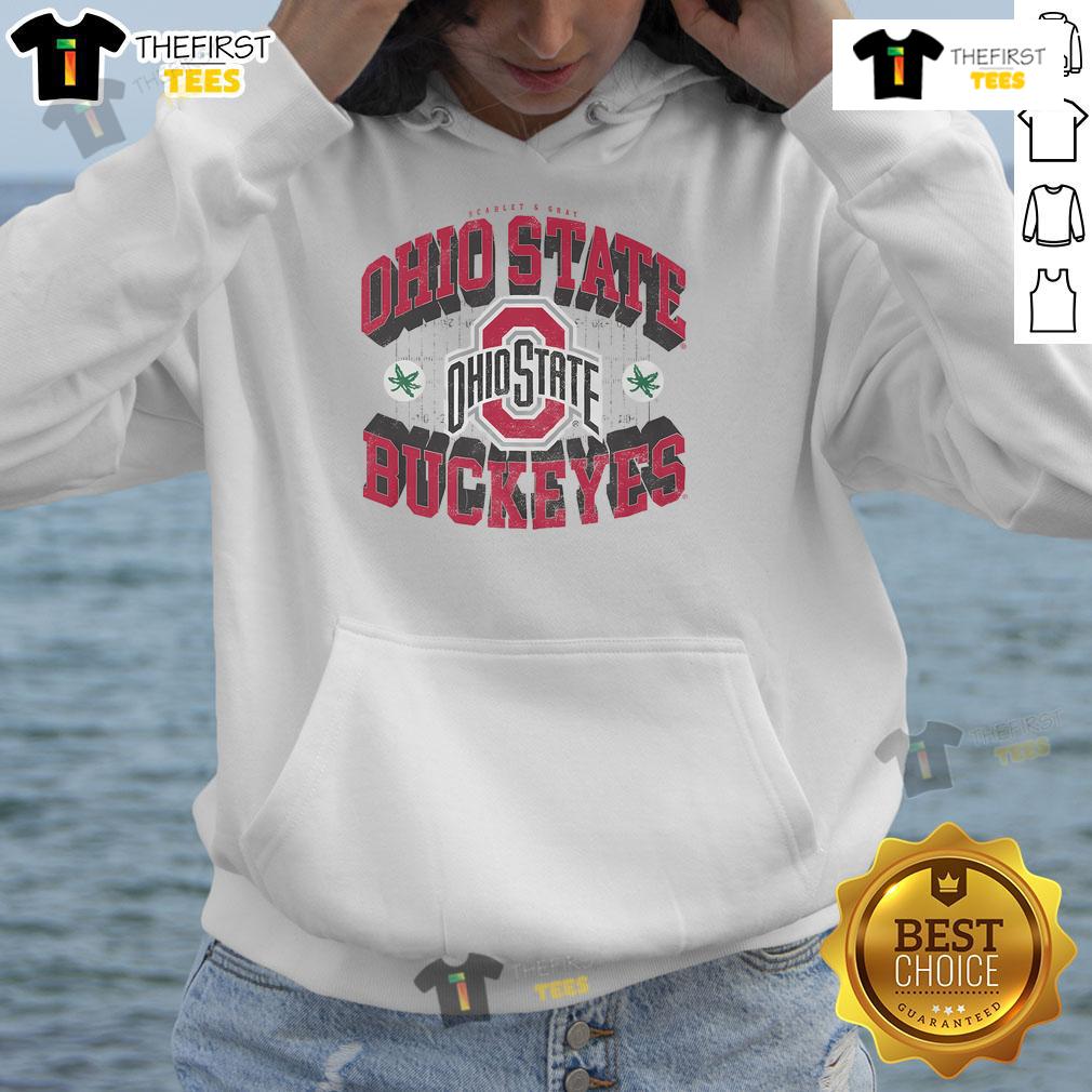 Alt Text: Hot Ohio State Buckeyes Field Arched Wordmark Hoodie showcasing team spirit and stylish comfort for fans.