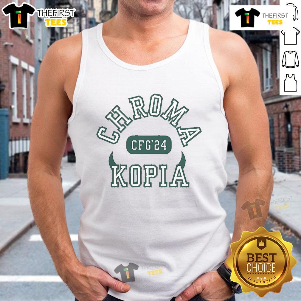Nice Chromakopia CFG 24 Tyler The Creator tank top featuring vibrant colors and unique design, perfect for stylish fans.