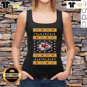 Nice Kansas City Chiefs Holiday Christmas Tank Top