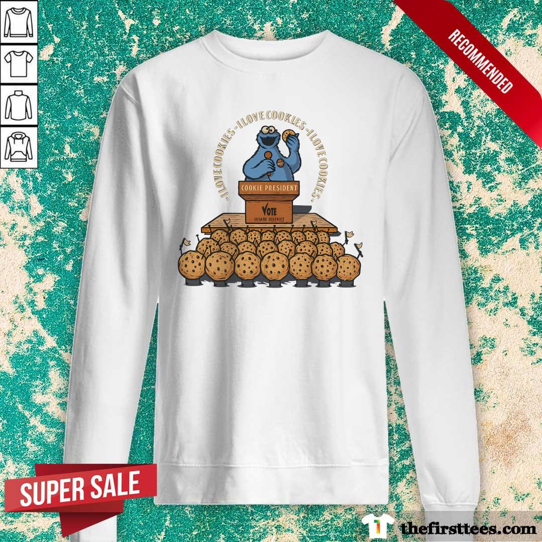 Original I Love Cookies Cookie Elections Sweater