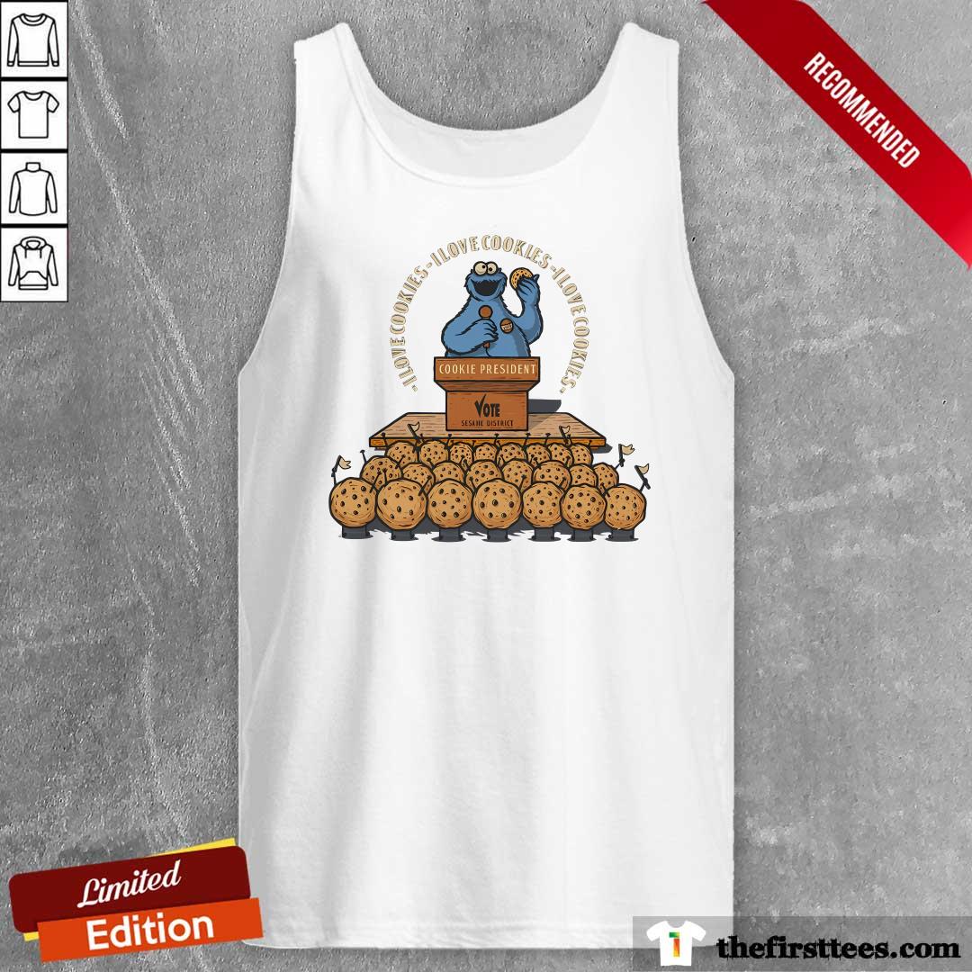 Original I Love Cookies Cookie Elections Tank-top