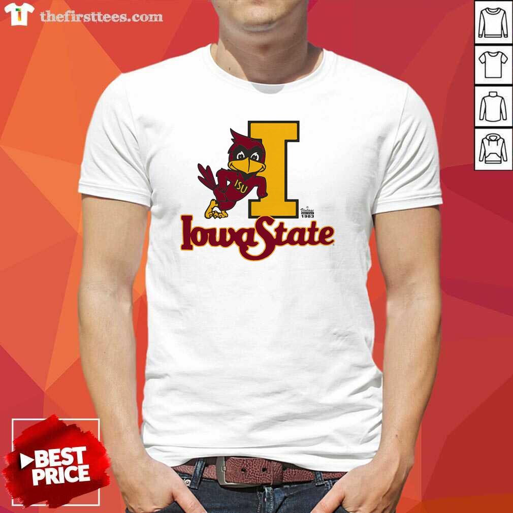 Pretty Ash Iowa State Leaning Cyclone T-Shirt