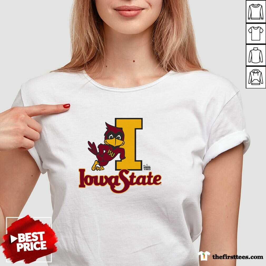 Pretty Ash Iowa State Leaning Cyclone V-neck
