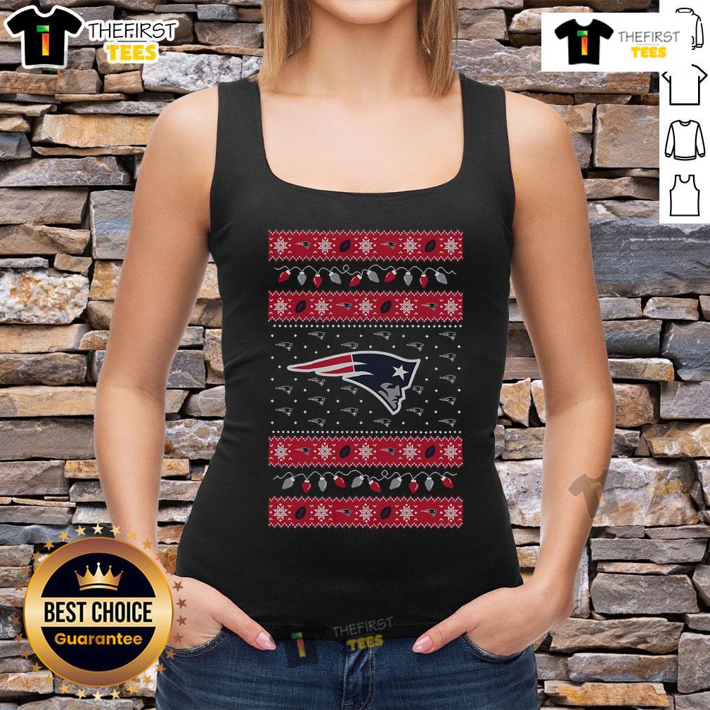 Top New England Patriots Holiday Christmas Tank Top