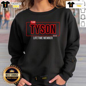 Top Team Tyson Family Personalized Name Vintage Sweatshirt in soft fabric, featuring custom family name design.