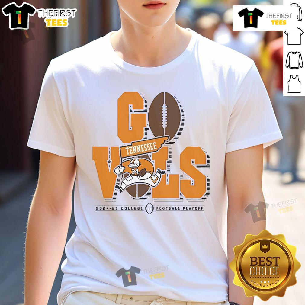 Alt Text: Good Tennessee Vols CFP Vintage 2024-25 T-Shirt featuring bold team graphics and a classic design for fans.