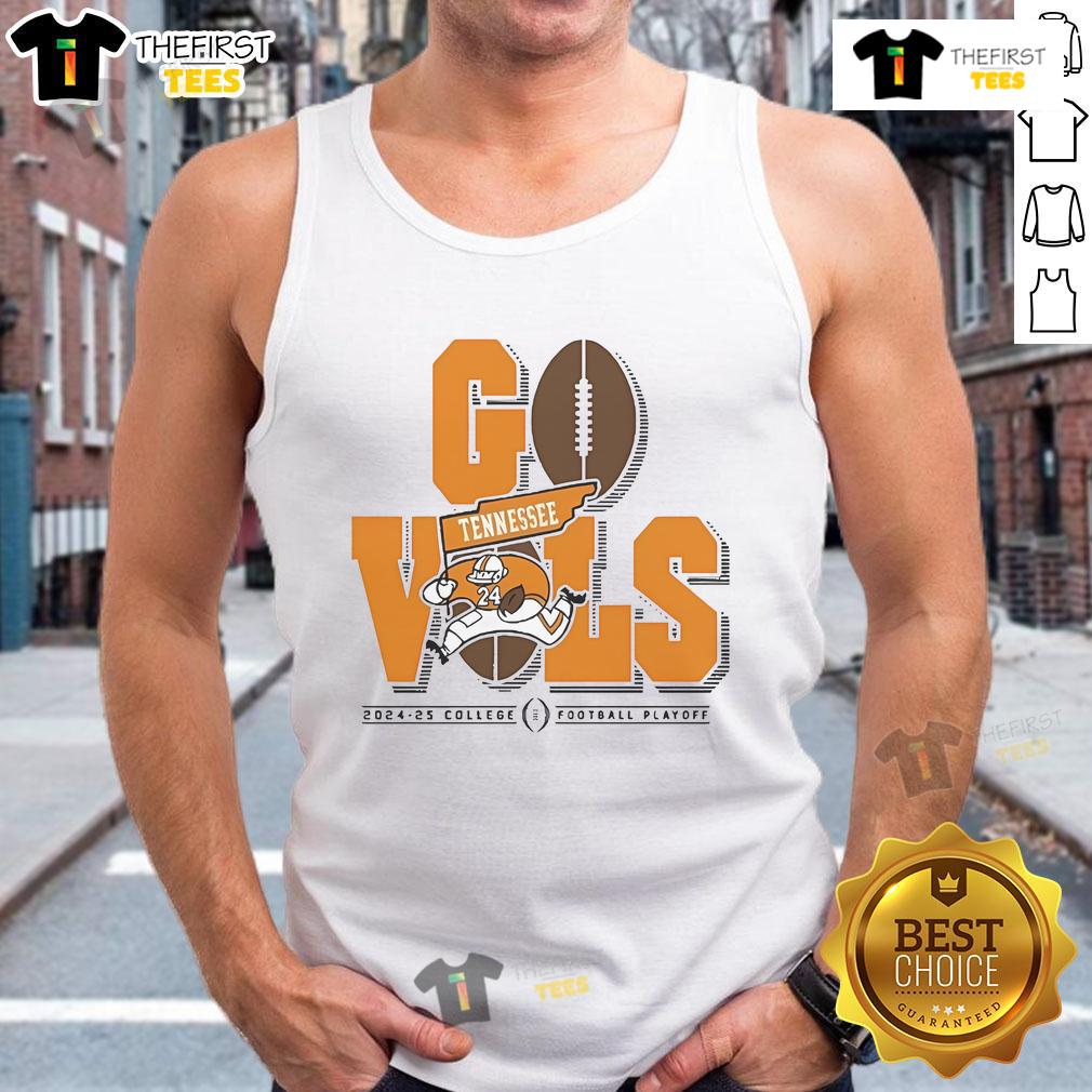 Vintage 2024-25 Tennessee Vols CFP tank top featuring bold team colors and logo, perfect for game day or casual wear.