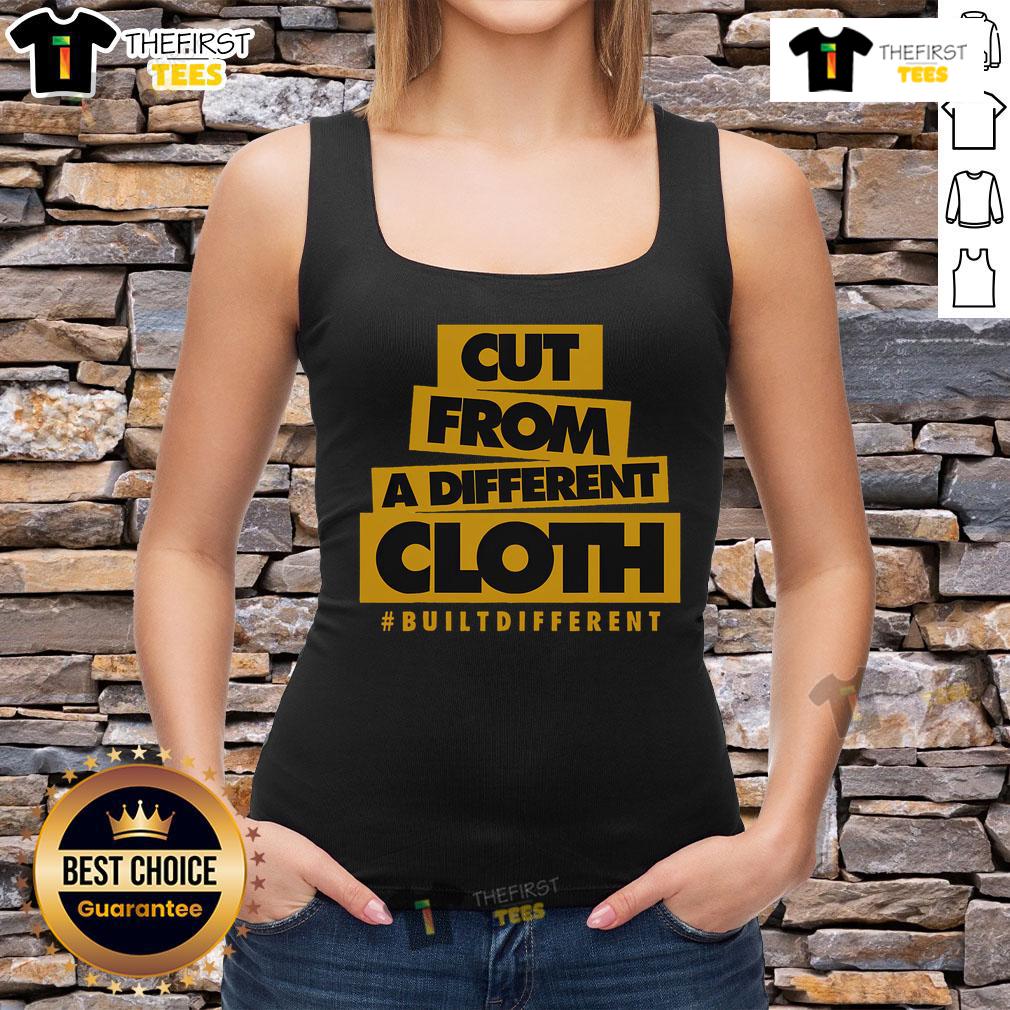 Stylish tank top featuring a good yellow, ochre, black, and white color match for a trendy summer look.