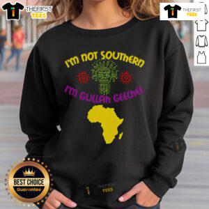Alt Text: Stylish Hot Southern Gullah Geechee African American Black Queen sweatshirt displayed on a mannequin.