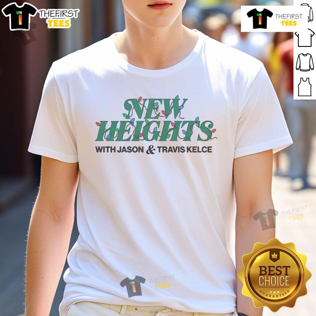 Nice New Heights Podcast Holiday T-Shirt featuring festive designs, perfect for fans celebrating the season.