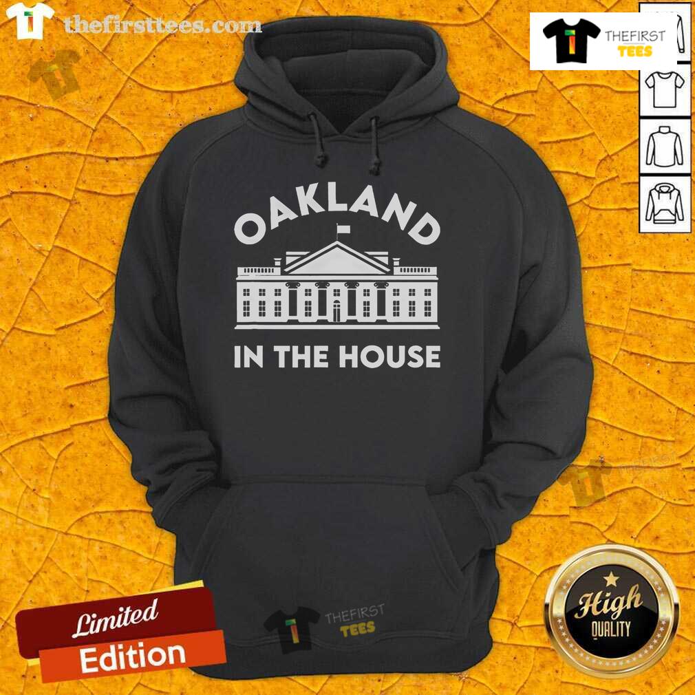 Stylish Nice-Oakland-In-The-House hoodie in a vibrant design, perfect for fans of Oakland culture and fashion.