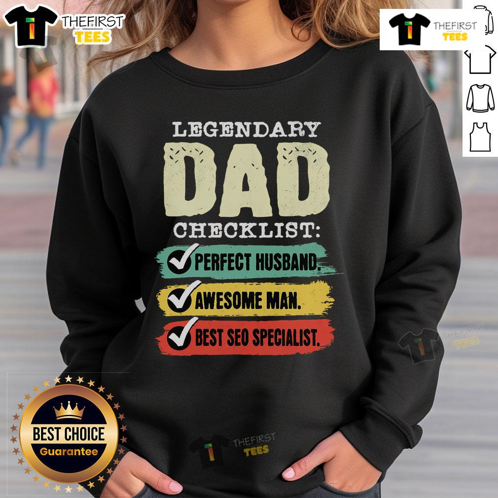 Nice SEO Specialist Dad Sweatshirt featuring a stylish design perfect for tech-savvy fathers who love digital marketing.
