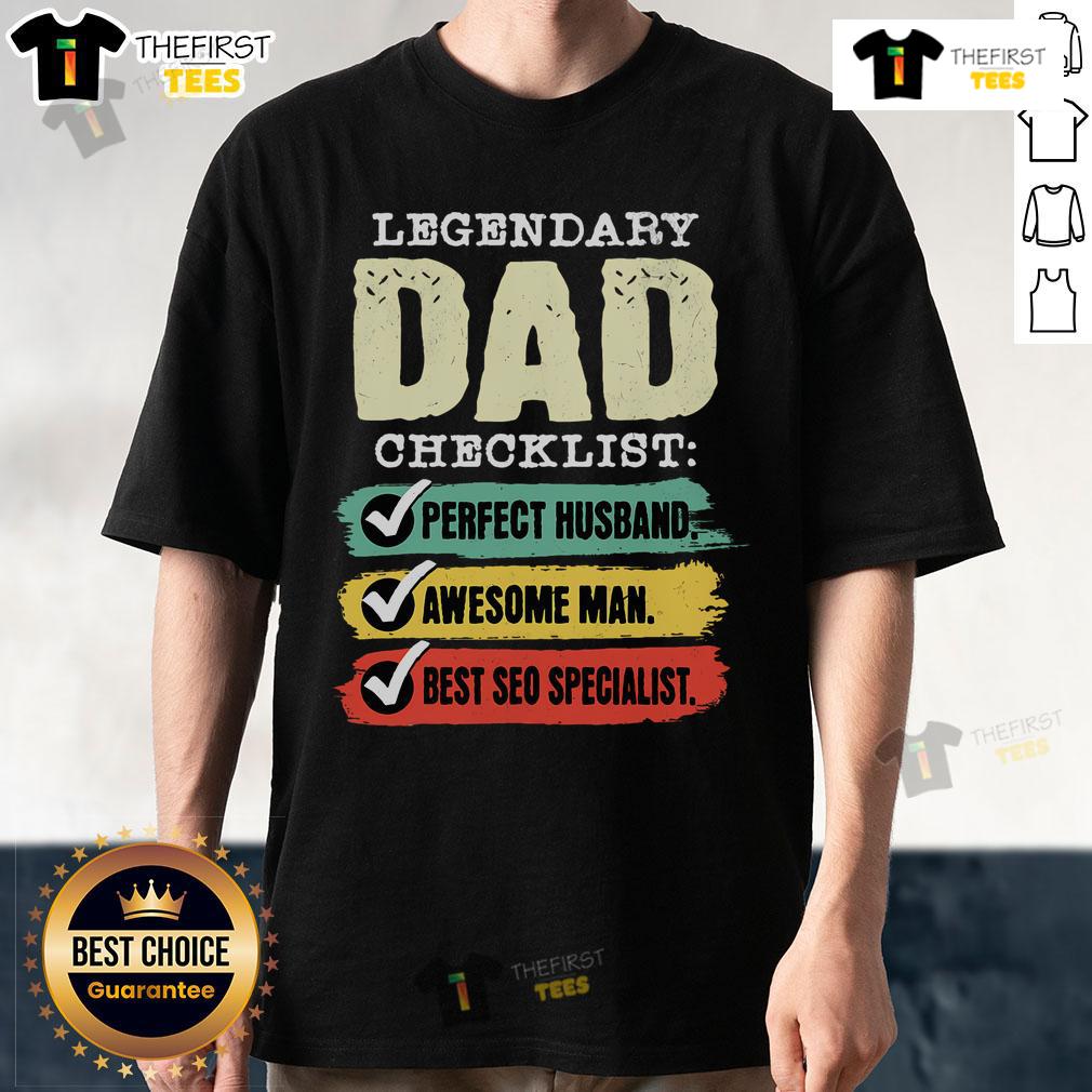 Nice SEO Specialist Dad T-Shirt featuring a stylish design perfect for proud SEO dads and digital marketing enthusiasts.