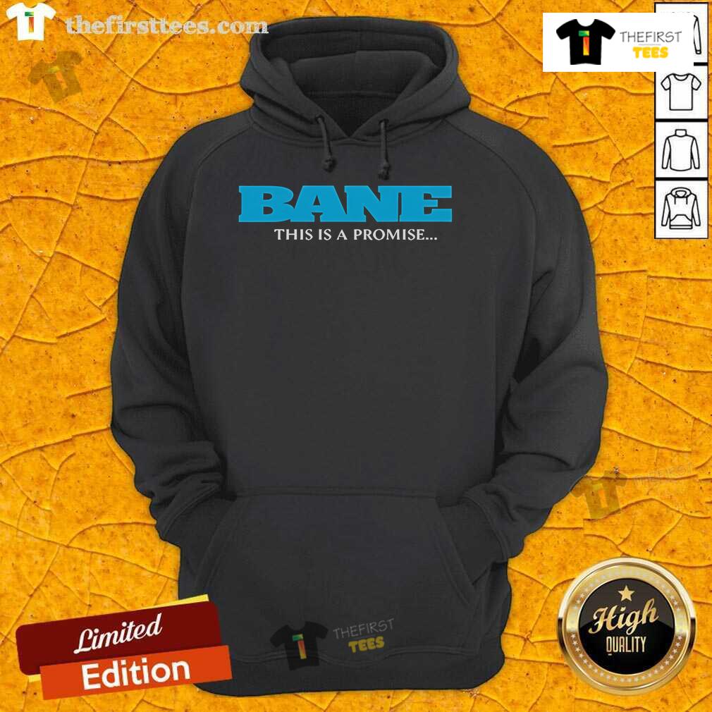 Official Bane hoodie featuring 'This is a promise, I will come back for you' design, perfect for fans of the Dark Knight.