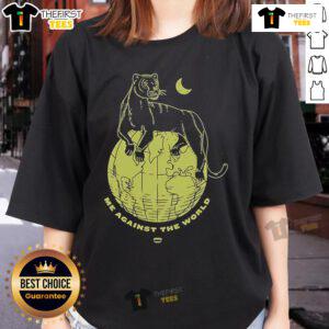 Official Chomp Me Against The World Ladies Tee featuring a stylish design and comfortable fit for everyday wear.