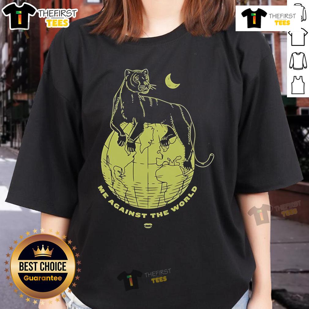 Official Chomp Me Against The World Ladies Tee featuring a stylish design and comfortable fit for everyday wear.