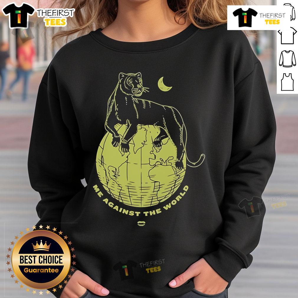 Official Chomp Me Against The World Sweatshirt in vibrant colors, perfect for casual wear and expressing bold style.