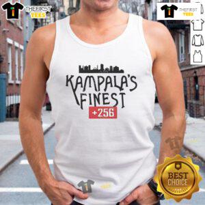 Official Kampala's Finest 256 Tank Top in vibrant design, perfect for stylish summer outfits and casual wear.