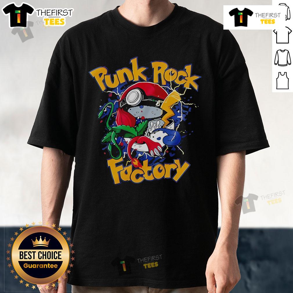 Official Punk Rock Factory Gotta Catch Em All T-Shirt featuring vibrant graphics and a classic punk style.