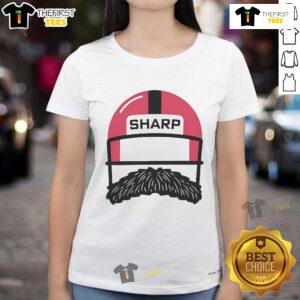 Official Sharp Football Logo Ladies Tee featuring a stylish design, perfect for fans and casual wear.